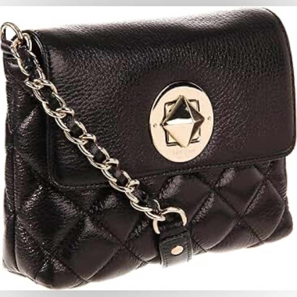 Kate Spade Leather Chain Black Bag